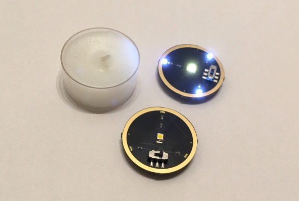 Wunderschöne Teelicht-LEDs für Adventskranz mit umlaufendem Goldrand / 5er Set – Bild 13