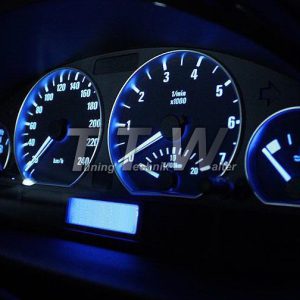 LED-Umbauset BLAU für E46 Standard-Tachos mit Bordcomputer