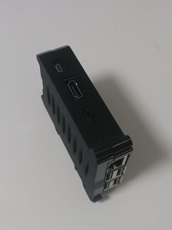 Raspberry Pi 4 3 2 B+ Hutschienengehäuse 35mm DIN Schiene Rail Halter – Bild 3