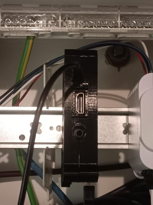 Raspberry Pi 4 3 2 B+ Hutschienengehäuse 35mm DIN Schiene Rail Halter – Bild 15