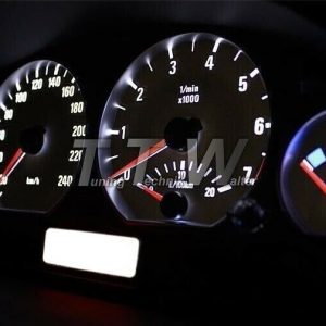 LED-Umbauset WEIß für E46 Standard-Tachos mit Bordcomputer