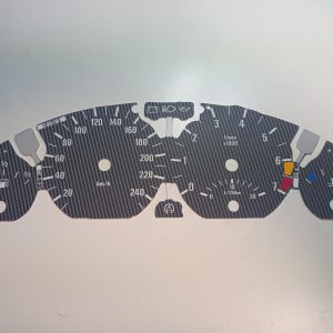 BMW Tachoscheibe E46 Benzin Carbon