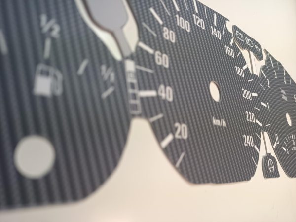 BMW Tachoscheibe E46 Benzin Carbon – Bild 4