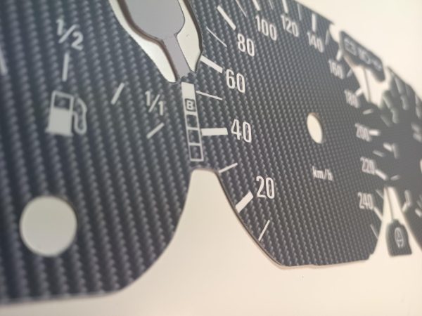 BMW Tachoscheibe E46 Benzin Carbon – Bild 3