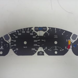 BMW Tachoscheibe E46 Diesel Carbon