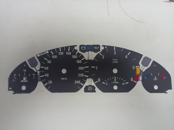 BMW Tachoscheibe E46 Diesel Carbon