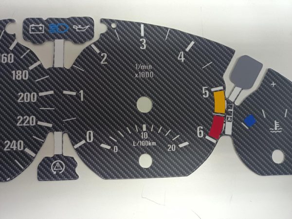BMW Tachoscheibe E46 Diesel Carbon – Bild 4