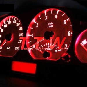 LED-Umbauset ROT für E46 Standard-Tachos (M3 Competition)